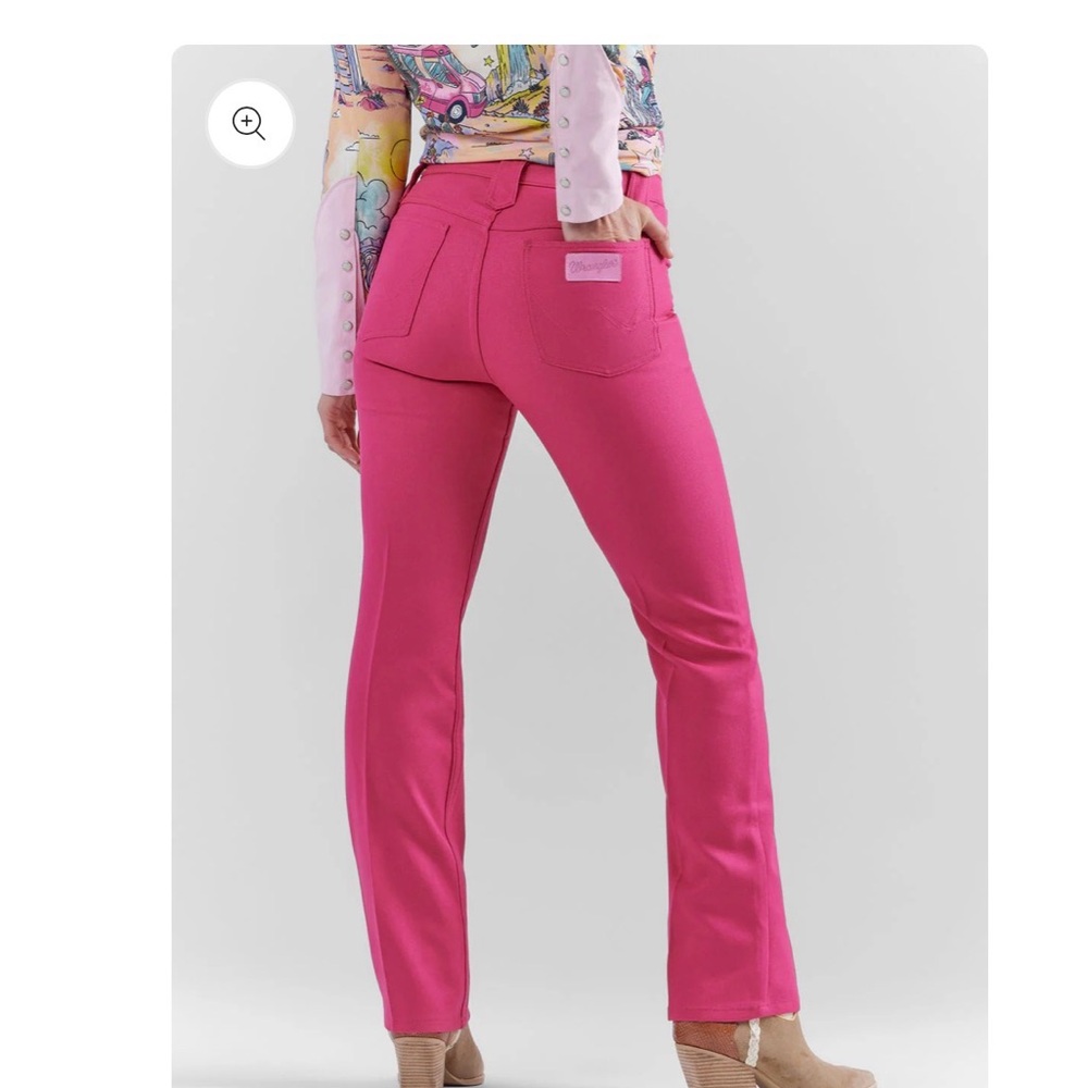 Wrangler x Barbie Pink Women's Wrancher Pants. 33x32